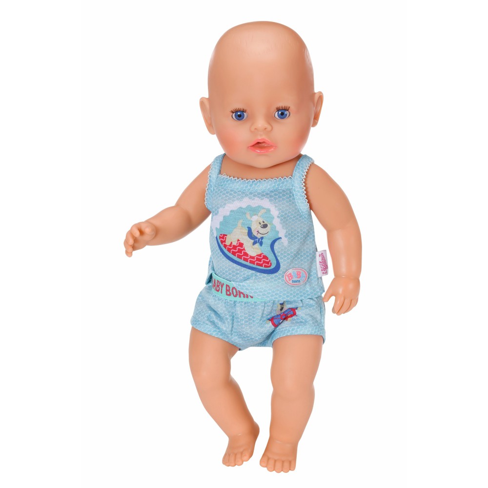 BABY born - Ubranko Zestawy bielizny 2-częściowy dla lalki 43 cm Niebieski 830123