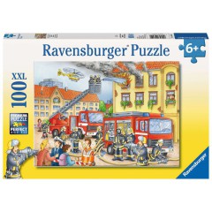 Ravensburger - Puzzle XXL Straż pożarna 100 elem. 108220