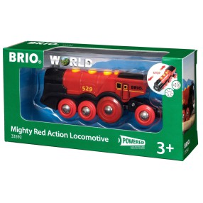 Brio Kolejka - Klasyczna czerwona lokomotywa 33592