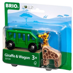 Brio Kolejka - Żyrafa i wagon 33724