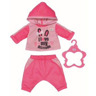 BABY born - Ubranko Dres do joggingu dla lalki 43 cm Różowy 830109
