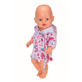 BABY born - Ubranko Szlafrok kąpielowy dla lalki 43 cm 830642