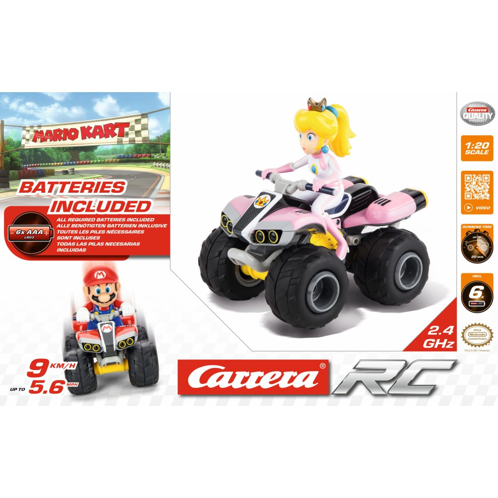 Carrera RC - Mario Kart 8 Peach Quad (LiFePo4)  1:20 200999X