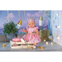 BABY born - Ubranko Sukienka dla lalki 43 cm Zestaw Urodzinowy 830789