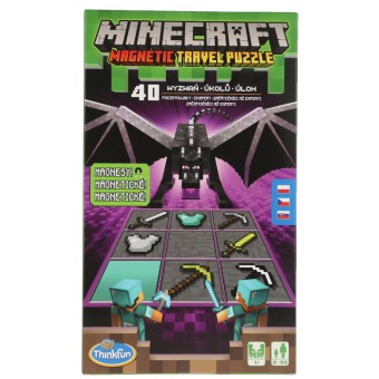 ThinkFun - Gra Minecraft Magnetyczna Łamigłówka Wersja Podróżna 764327