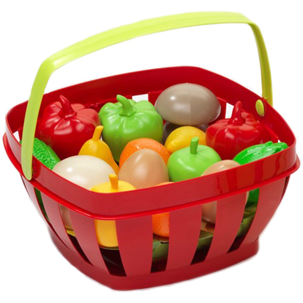 Ecoiffier - Koszyk z warzywami i owocami 0966