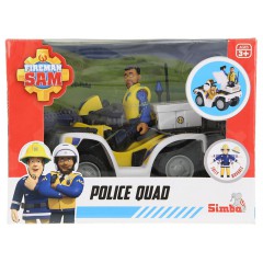 Simba - Strażak Sam Quad policyjny z figurką Malcolm 9251093