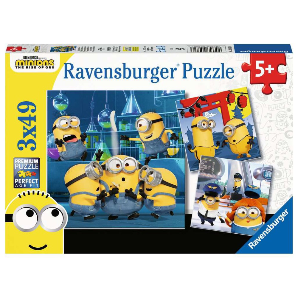 Ravensburger - Puzzle Minionki 2 3x49 elem. 050826