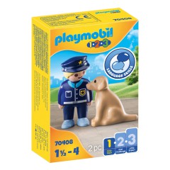 Playmobil - Policjant z psem 70408