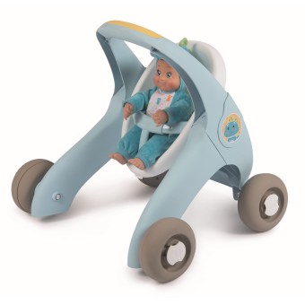 Smoby MiniKiss - Chodzik wózek dla lalki Croc 3w1 210207