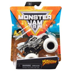 Spin Master Monster Jam - Superterenówka Dragon w skali 1:64 + Poprzeczka do Wheelie 20130583