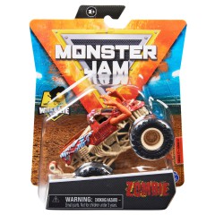 Spin Master Monster Jam - Superterenówka Zombie w skali 1:64 + Poprzeczka do Wheelie 20130587