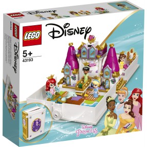 LEGO Disney Princess - Książka z przygodami Arielki, Belli, Kopciuszka i Tiany 43193