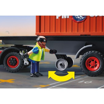 Playmobil - Samochód ciężarowy z przyczepą 70771