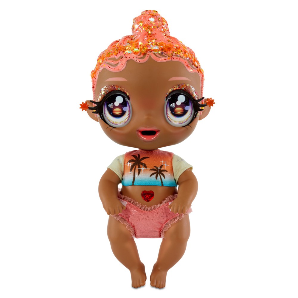 Glitter Babyz - Błyszcząca Lalka Solana Sunburst Magiczna zmiana koloru 577294