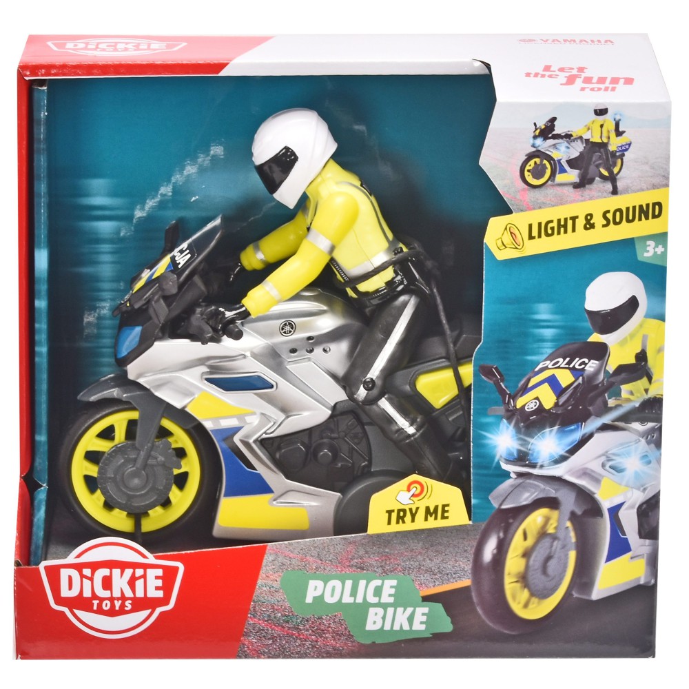 Dickie - Motocykl Policyjny Światło Dźwięk 3712018