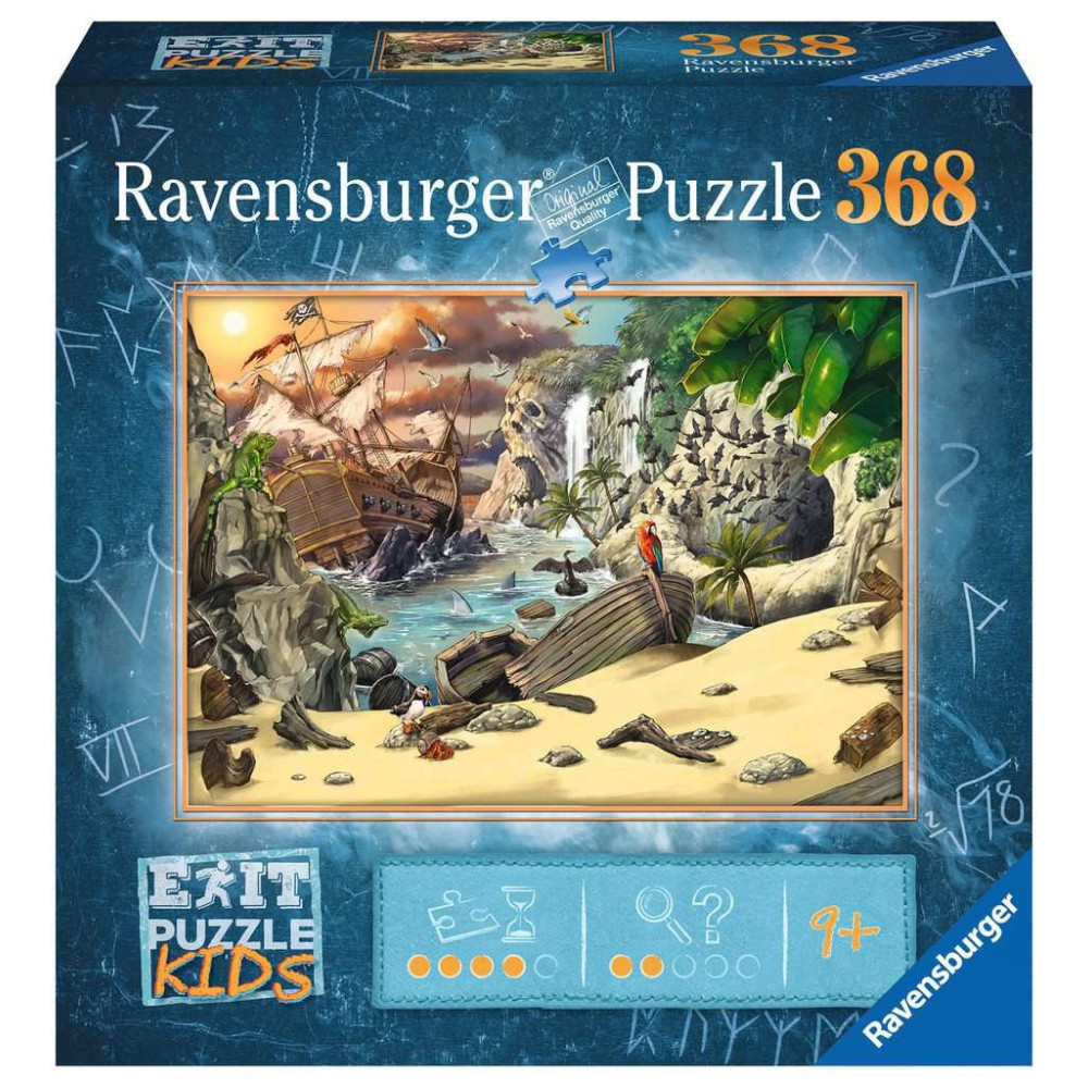 Ravensburger - Puzzle Exit Kids Przygoda Piratów 368 elem. 129546
