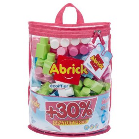 Ecoiffier Abrick - Klocki w torbie + 30% Gratis 130 elem. 7349