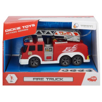 Dickie - Action Series Mały wóz strażacki ze światłem i dźwiękiem 3302002