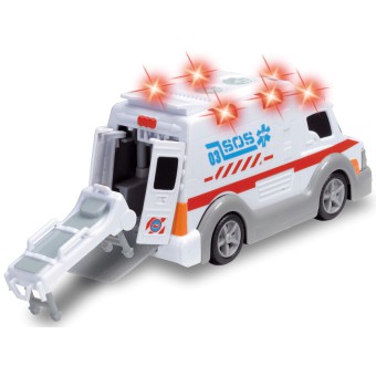 Dickie - Action Series Mały ambulans ze światłem i dźwiękiem 3302004
