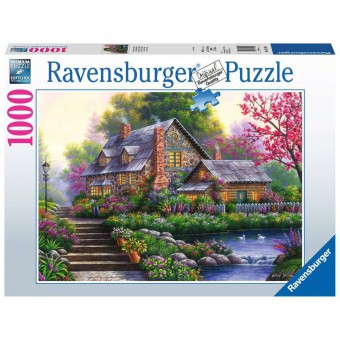 Ravensburger - Puzzle Romantyczny domek na wsi 1000 elem. 151844