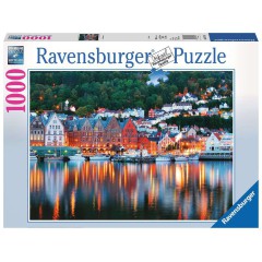 Ravensburger - Puzzle Bergen Norwegia 1000 elem. 197156