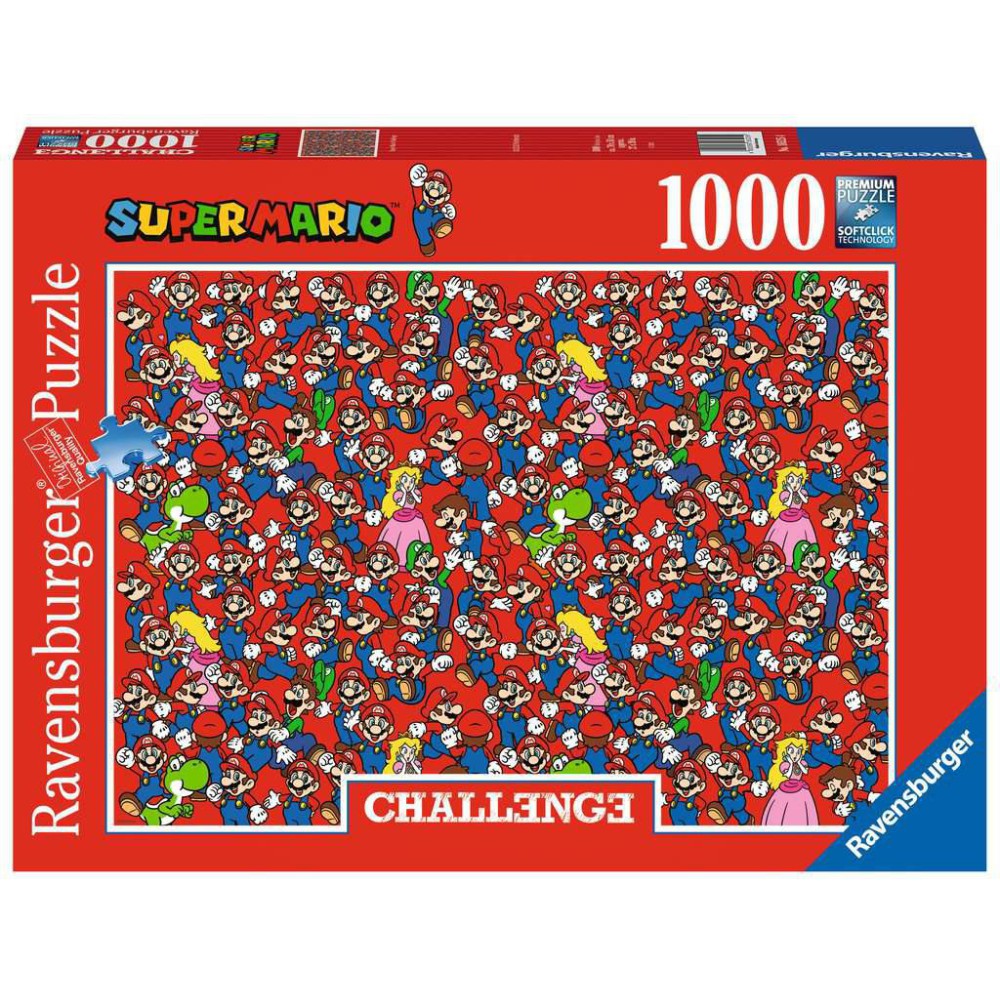 Ravensburger - Puzzle Challenge Super Mario Bros 1000 elem. 165254