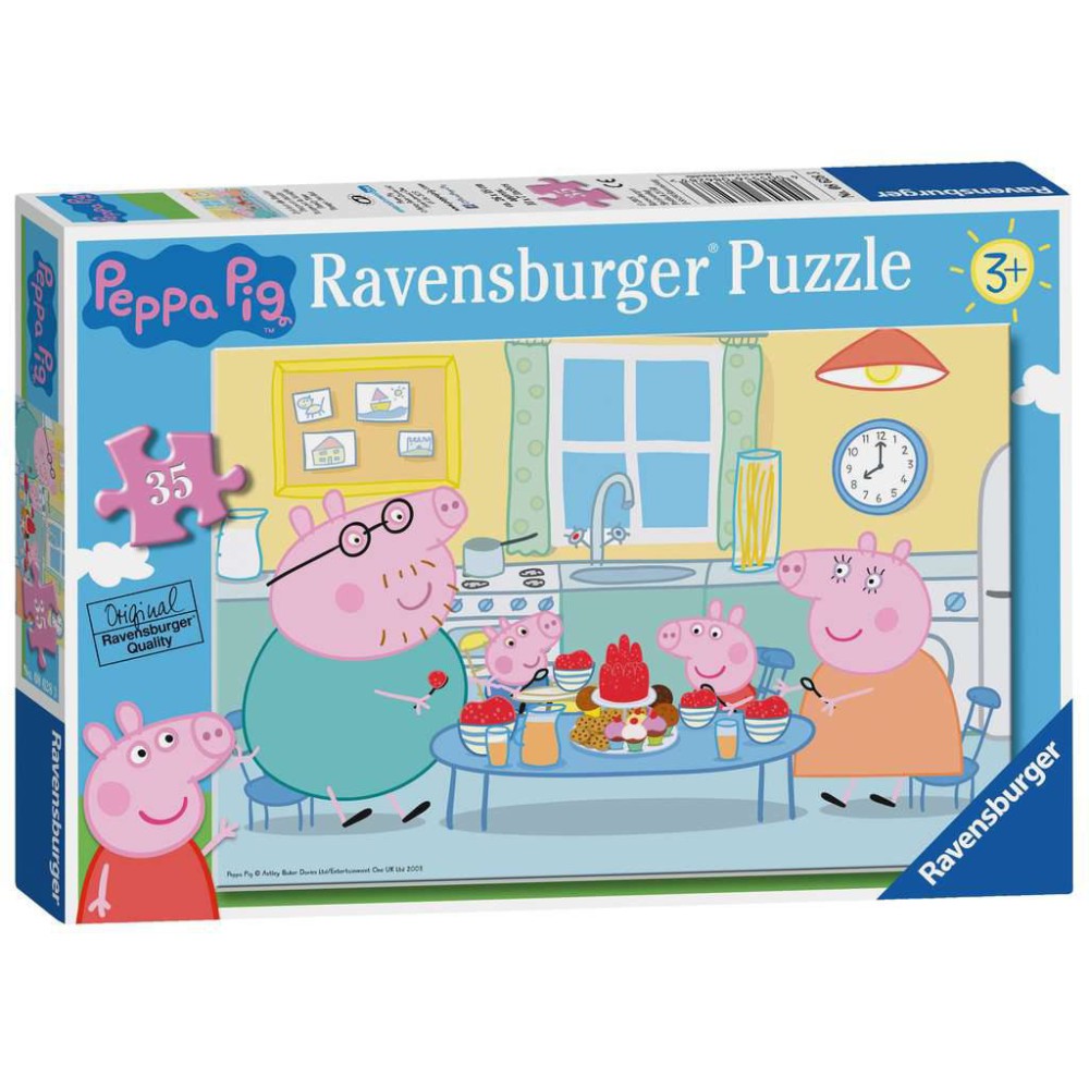 Ravensburger - Puzzle Świnka Peppa Deser 35 elem. 086283