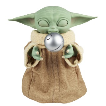 Hasbro Star Wars Mandalorian - Interaktywna Figurka Grogu Baby Yoda + Galaktyczne Przekąski F2849