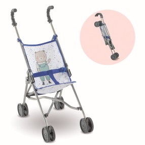 Corolle - Wózek Spacerówka dla lalek składana Niebieska 140730