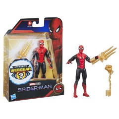 Hasbro Marvel Spider-Man - Mystery Web Gear Figurka 15 cm Spider-Man z bronią F1912