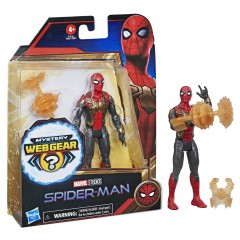 Hasbro Marvel Spider-Man - Mystery Web Gear Figurka 15 cm Spider-Man z bronią F1916