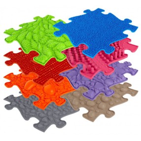Muffik - Mata puzzle podłogowe sensoryczne 8 el. MFK-020-1