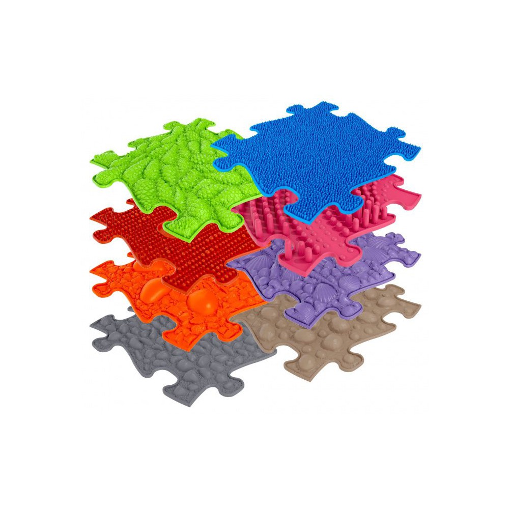 Muffik - Mata puzzle podłogowe sensoryczne 8 el. MFK-020-1