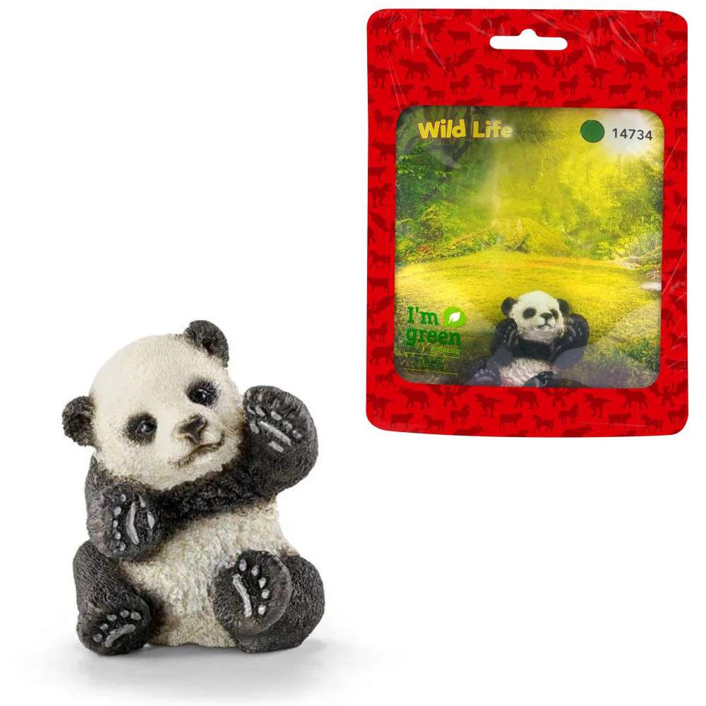 Schleich - Panda Wielka - Młode bawiące się Figurka w opakowaniu 14734