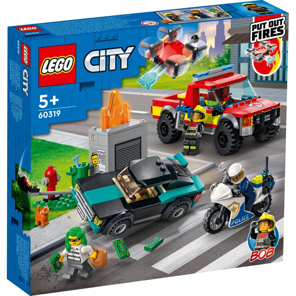 LEGO City - Akcja strażacka i policyjny pościg 60319