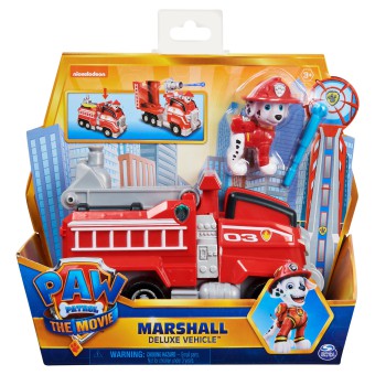 Psi Patrol Film - Pojazd Wóz strażacki deluxe z figurką Marshall 20130064