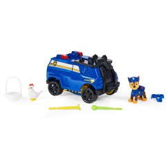 Psi Patrol - Pojazd funkcyjny Samochód policyjny + Figurka Chase'a i Akcesoria 20133577