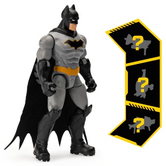 Spin Master Batman - Figurka akcji 10 cm Batman + 3 Tajemnicze Akcesoria 20129807