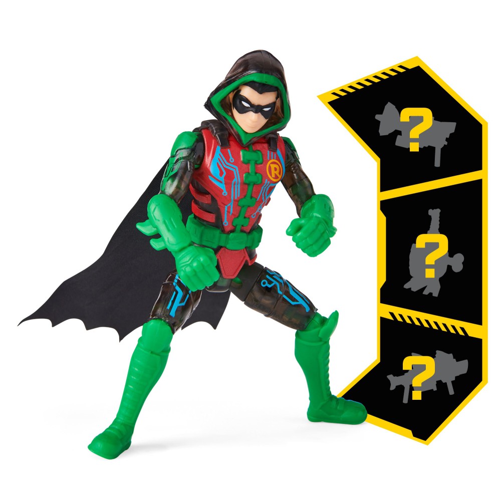 Spin Master Batman - Figurka akcji 10 cm Robin + 3 Tajemnicze Akcesoria 20131330