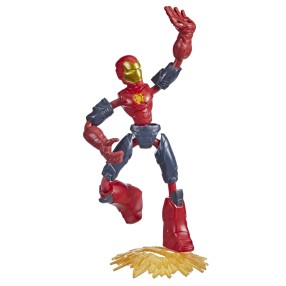 Hasbro Avengers Bend and Flex - Figurka 15 cm Fire Mission Iron Man F4964