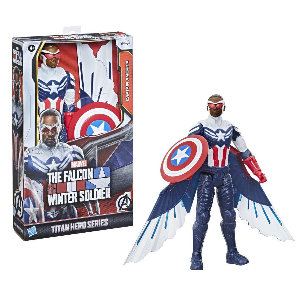 Hasbro Marvel Avengers - Figurka 30 cm Titan Hero Kapitan Ameryka F2075