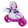 Hasbro Marvel Spidey Amazing Friends - Figurka 10 cm Ghost-Spider z pojazdem F1942