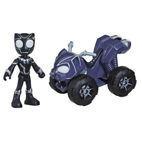 Hasbro Marvel Spidey Amazing Friends - Figurka 10 cm Czarna Pantera z pojazdem F1942