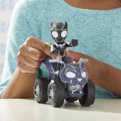 Hasbro Marvel Spidey Amazing Friends - Figurka 10 cm Czarna Pantera z pojazdem F1942