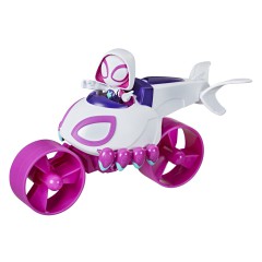 Hasbro Marvel Spidey Amazing Friends - Pojazd Ghost-Copter 2w1 + Figurka 10 cm Ghost-Spider F1946