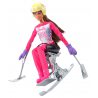 Barbie Sporty zimowe - Lalka Paranarciarka alpejska + Akcesoria HCN33