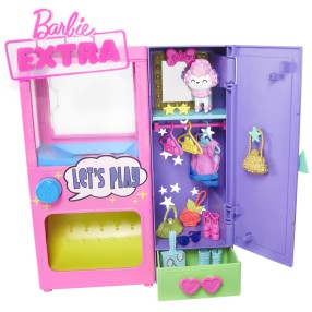 Barbie Extra - Zestaw Kreator stylu + Figurka Zwierzątka HFG75