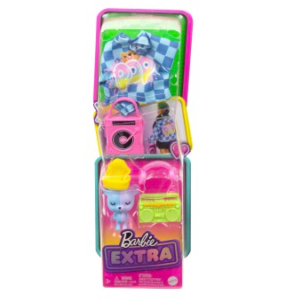 Barbie Extra - Zestaw Zwierzątko Miś + Ubranko Kurtka i Akcesoria HDJ41