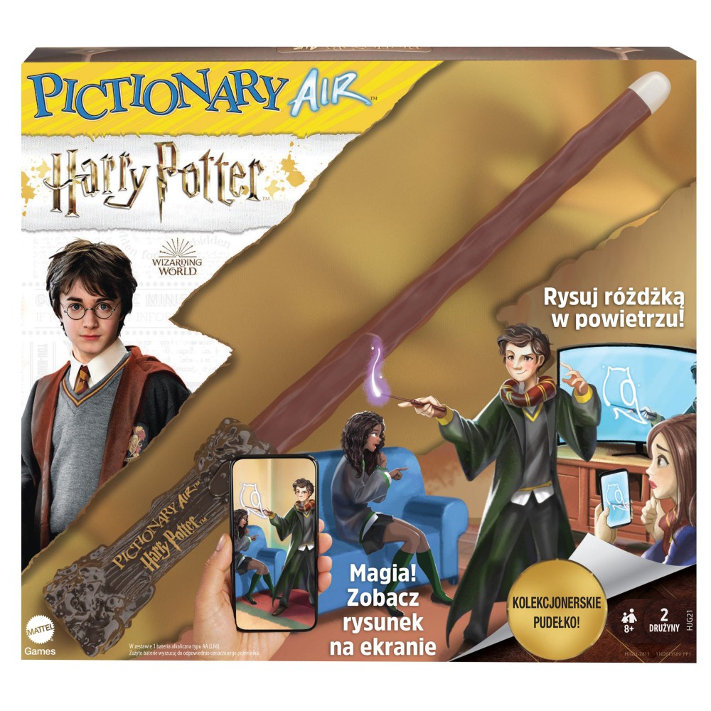 Mattel - Gra Pictionary Air Harry Potter wer. PL HJG21